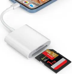 Lightning Adapter met SD-Kaartlezer voor iPhone en iPad afbeelding