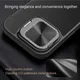 Nillkin Qin Prop Leather iPhone 16 Hoesje met Camera Cover Book Case Zwart afbeelding 4