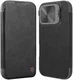 Nillkin Qin Prop Leather iPhone 16 Pro Max Hoesje Camera Cover Book Case Zwart
