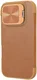 Nillkin Qin Prop Leather iPhone 16 Pro Max Hoesje Camera Cover Book Case Bruin afbeelding 10