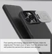 Nillkin Qin Prop Leather iPhone 16 Pro Max Hoesje Camera Cover Book Case Bruin afbeelding 5