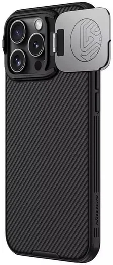 Nillkin CamShield Prop iPhone 16 Pro Hoesje MagSafe Back Cover Zwart afbeelding 2
