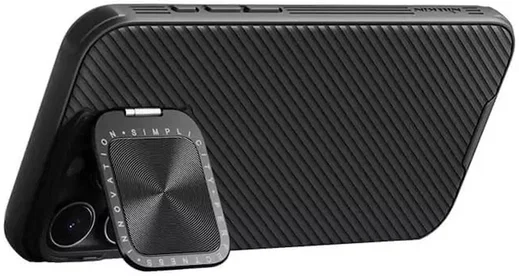 Nillkin CamShield Prop iPhone 16 Pro Hoesje MagSafe Back Cover Zwart afbeelding 7