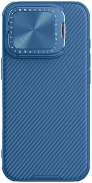 Nillkin CamShield Prop iPhone 16 Pro Hoesje MagSafe Back Cover Blauw
