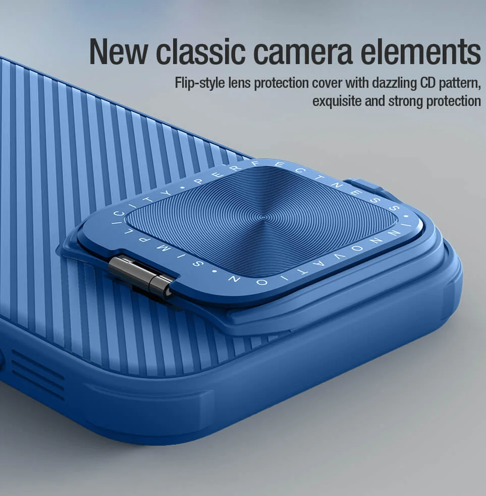 Nillkin CamShield Prop iPhone 16 Pro Max Hoesje MagSafe Back Cover Zwart afbeelding 5