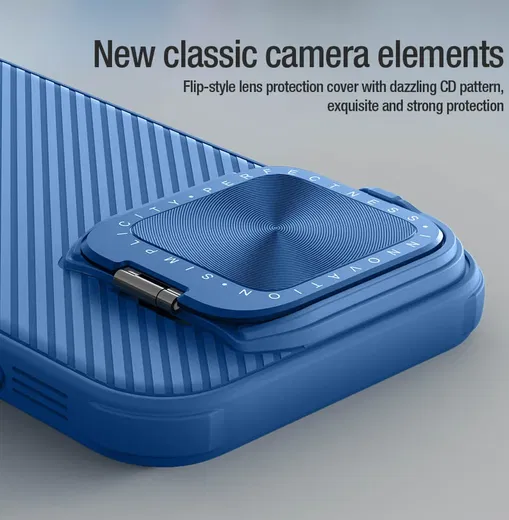 Nillkin CamShield Prop iPhone 16 Pro Max Hoesje MagSafe Back Cover Zwart afbeelding 5