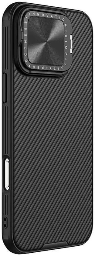 Nillkin CamShield Prop iPhone 16 Pro Max Hoesje MagSafe Back Cover Zwart afbeelding 8