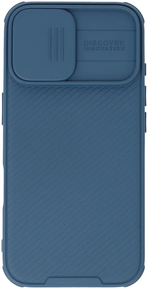 Nillkin CamShield MagSafe Apple iPhone 16 Hoesje Camera Slider Blauw afbeelding 3
