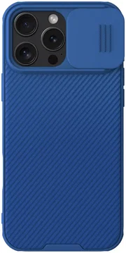 Nillkin CamShield MagSafe Apple iPhone 16 Pro Hoesje Camera Slider Blauw
