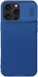 Nillkin CamShield MagSafe Apple iPhone 16 Pro Hoesje Camera Slider Blauw afbeelding