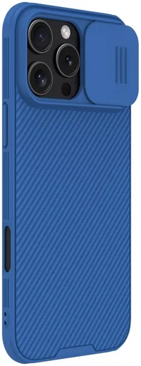 Nillkin CamShield MagSafe Apple iPhone 16 Pro Hoesje Camera Slider Blauw afbeelding 2