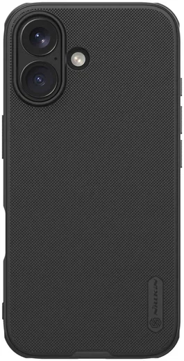 Nillkin Frosted Shield Apple iPhone 16 Plus Hoesje MagSafe Back Cover Zwart afbeelding 1