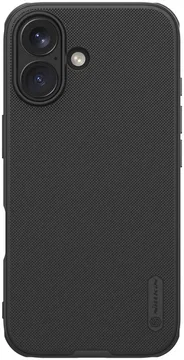 Nillkin Frosted Shield Apple iPhone 16 Plus Hoesje MagSafe Back Cover Zwart