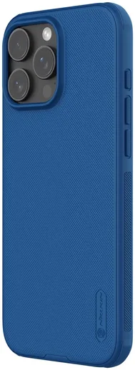 Nillkin Frosted Shield Apple iPhone 16 Pro Max Hoesje MagSafe Back Cover Blauw afbeelding 2