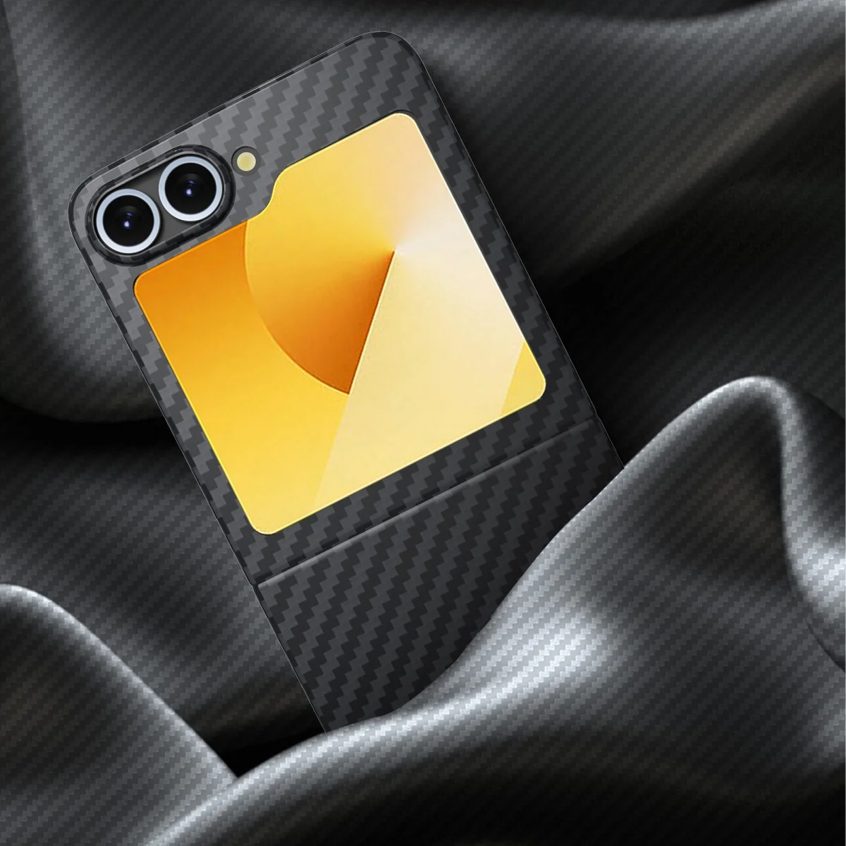 NEKIT Fiber Samsung Galaxy Z Flip 7 FE / 6 Hoesje MagSafe Kevlar Back Cover Dun afbeelding 15