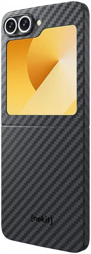 NEKIT Fiber Samsung Galaxy Z Flip 7 FE / 6 Hoesje MagSafe Kevlar Back Cover Dun afbeelding 12