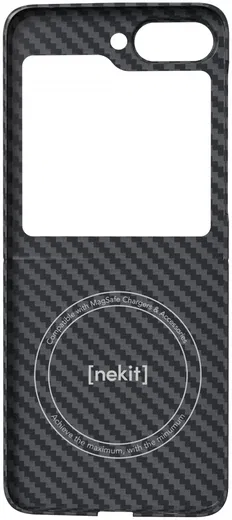 NEKIT Fiber Samsung Galaxy Z Flip 7 FE / 6 Hoesje MagSafe Kevlar Back Cover Dun afbeelding 17