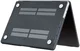 Techsuit MacBook Air 13 (2020) Case met Anti Slip Laag Matte Zwart afbeelding 3