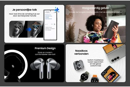 Samsung Galaxy Buds3 Pro Zilver afbeelding 3
