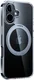 TORRAS Ostand Pro MagSafe Apple iPhone 16 Hoesje 360° MagSafe Stand Transparant afbeelding 3