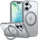 TORRAS Ostand Pro MagSafe Apple iPhone 16 Hoesje 360° MagSafe Stand Grijs afbeelding 1