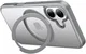 TORRAS Ostand Pro MagSafe Apple iPhone 16 Hoesje 360° MagSafe Stand Grijs afbeelding 3