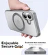 TORRAS Ostand Pro MagSafe Apple iPhone 16 Hoesje 360° MagSafe Stand Grijs afbeelding 2