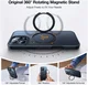 TORRAS Ostand Pro MagSafe Apple iPhone 16 Pro Hoesje 360° MagSafe Stand Zwart afbeelding 3