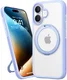 TORRAS Ostand R Fusion Apple iPhone 16 Hoesje 360° MagSafe Stand Blauw afbeelding 2