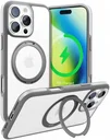 TORRAS Ostand R Fusion Apple iPhone 16 Pro Hoesje 360° MagSafe Stand Grijs