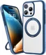 TORRAS Ostand R Fusion Apple iPhone 16 Pro Hoesje 360° MagSafe Stand Blauw afbeelding 2
