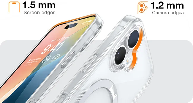 TORRAS Ostand Spin Apple iPhone 16 Hoesje 360° MagSafe Stand Transparant afbeelding 9