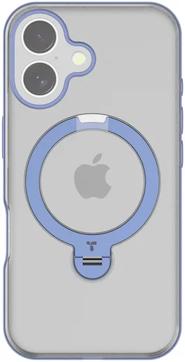 TORRAS Ostand Spin Apple iPhone 16 Hoesje 360° MagSafe Stand Blauw afbeelding 5