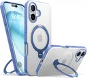 TORRAS Ostand Spin Apple iPhone 16 Hoesje 360° MagSafe Stand Blauw