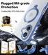 TORRAS Ostand Spin Apple iPhone 16 Hoesje 360° MagSafe Stand Blauw afbeelding 3