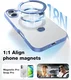 TORRAS Ostand Spin Apple iPhone 16 Hoesje 360° MagSafe Stand Blauw afbeelding 6