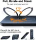 TORRAS Ostand Spin Apple iPhone 16 Pro Max Hoesje 360° MagSafe Stand Zwart afbeelding 4