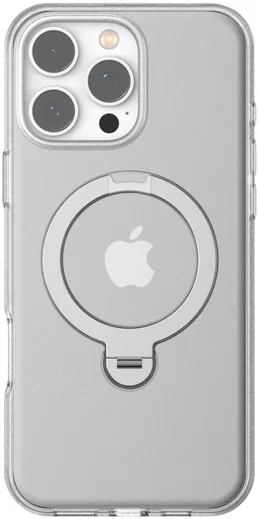 TORRAS Ostand Spin Apple iPhone 16 Pro Max Hoesje 360° MagSafe Stand Transparant afbeelding 2