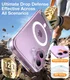 TORRAS Pstand Apple iPhone 16 Hoesje MagSafe met Kickstand Transparant afbeelding 3