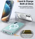 TORRAS Pstand Apple iPhone 16 Plus Hoesje MagSafe met Kickstand Transparant afbeelding 5