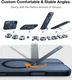 TORRAS Pstand Spin Apple iPhone 16 Hoesje MagSafe 360° Kickstand Zwart afbeelding 7