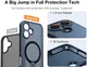 TORRAS Pstand Spin Apple iPhone 16 Plus Hoesje MagSafe 360° Kickstand Zwart afbeelding 13
