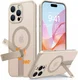 TORRAS Pstand Spin Apple iPhone 16 Pro Max Hoesje MagSafe 360° Kickstand Zwart afbeelding 9