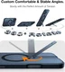 TORRAS Pstand Spin Apple iPhone 16 Pro Max Hoesje MagSafe 360° Kickstand Zwart afbeelding 7