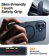TORRAS Guardian Magnetic Apple iPhone 16 Hoesje met MagSafe Zwart afbeelding 6