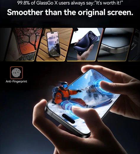 TORRAS Install Master iPhone 16 Pro Screen Protector Installatietray afbeelding 4