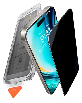 TORRAS Install Master iPhone 16 Privacy Glass Screen Protector