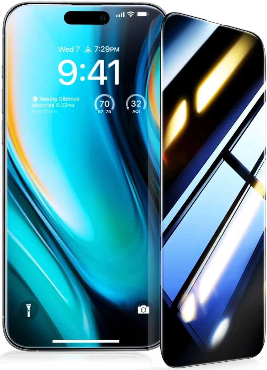 TORRAS Install Master iPhone 16 Pro Privacy Glass Screen Protector afbeelding 6