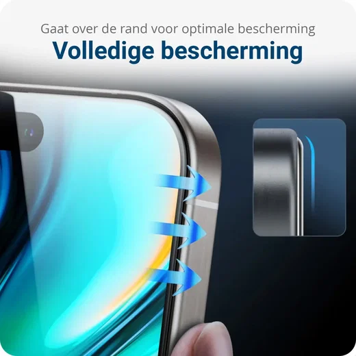 TORRAS Install Master iPhone 16 Pro Max Privacy Glass Screen Protector afbeelding 5