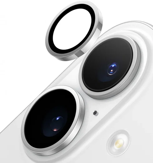 TORRAS LensGuard Apple iPhone 16 / 16 Plus Camera Protector Zwart afbeelding 1